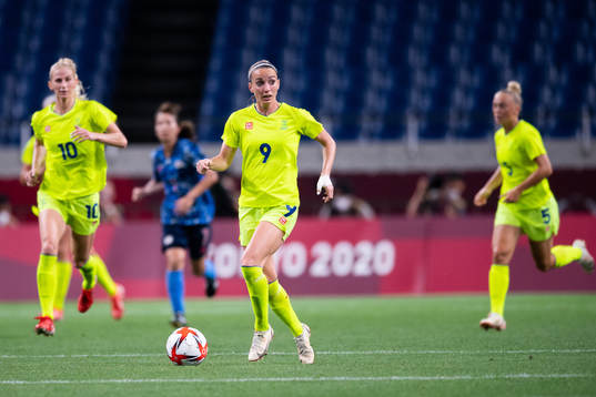 Kosovare Asllani of Sweden in the women's football match