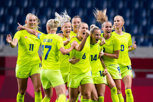 Sweden celebrate