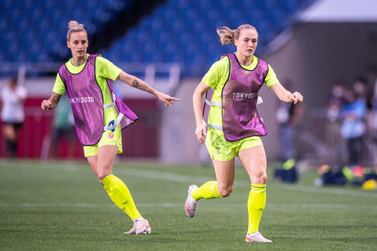 Nathalie Björn and Magdalena Eriksson of Sweden