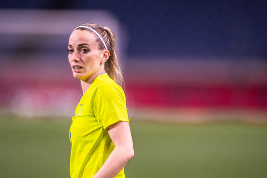 Kosovare Asllani of Sweden in the women's football match