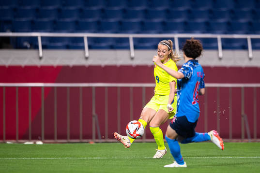 Kosovare Asllani of Sweden in the women's football match