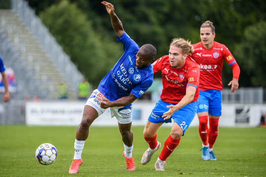 Trelleborgs Henry Offia och Helsingborgs Charlie Weberg