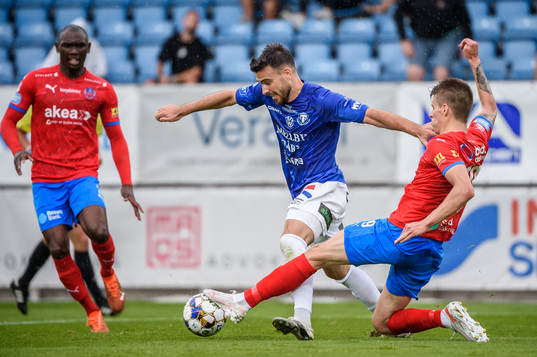 Trelleborgs Dzenis Kozica och Helsingborgs Bödvar