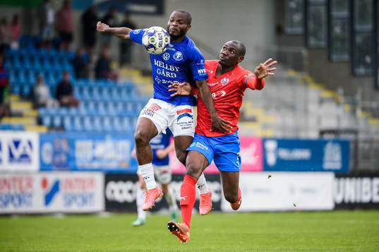 Trelleborgs Henry Offia och Helsingborgs Ravy Tsouka-Dozi