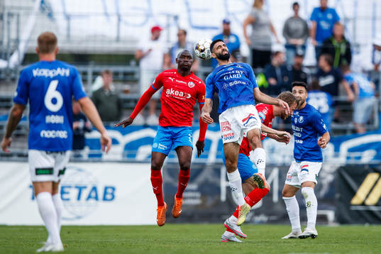 Helsingborgs Ravy Tsouka-Dozi och Trelleborgs Mouhammed Ali