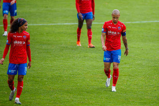Helsingborgs Adam Kaied och Anthony van