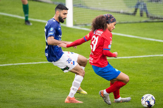 Trelleborgs Mouhammed Ali Dhaini och Helsingborgs Adam Kaied