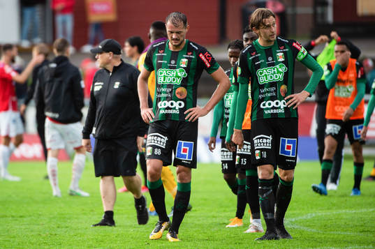 Varbergs Albert Ejupi och Joakim Lindner