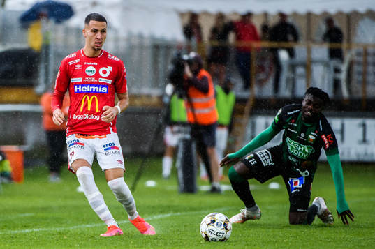 Degerfors Abdelrahman Saidi och Varbergs Gideon Mensah