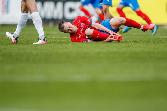 Helsingborgs Rasmus Karjalainen har ont
