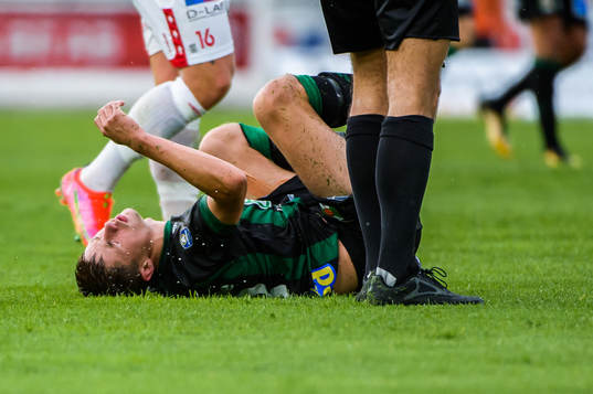 Varbergs Oliver Alfonsi har ont