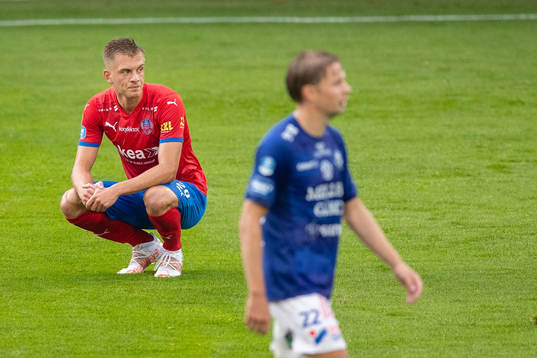 Helsingborgs Dennis Olsson deppar