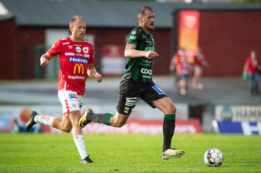 Degerfors Villiam Dahlström och Varbergs Rasmus Cronvall