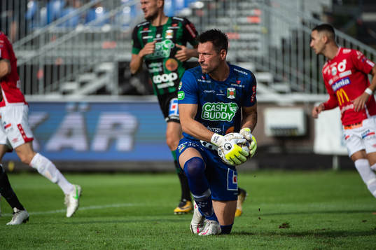 Varbergs målvakt Stojan Lukic