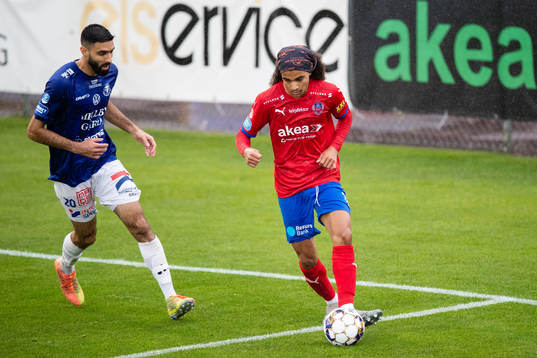 Trelleborgs Mouhammed Ali Dhaini och Helsingborgs Adam Kaied