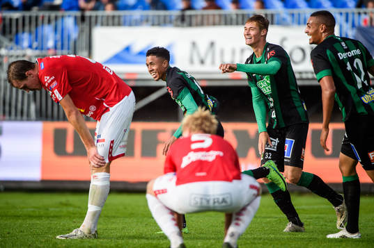 Varbergs Tashreeq Matthews jublar
