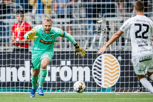 Häckens målvakt Peter Abrahamsson