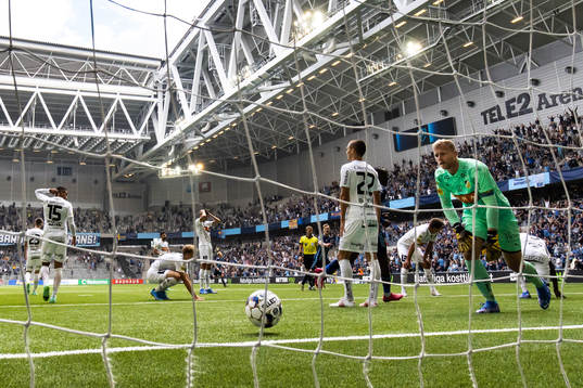 under fotbollsmatchen i Allsvenskan mellan Djurgården och