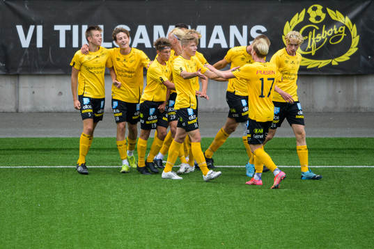 Elfsborgs spelare jublar