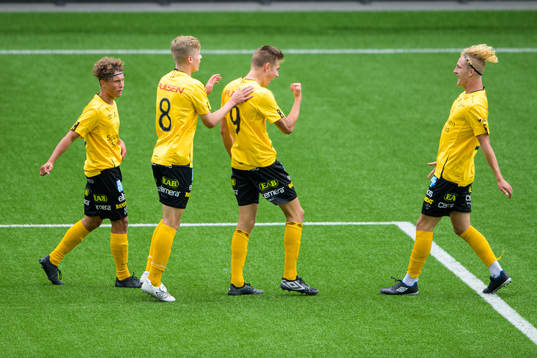 Elfsborgs spelare jublar
