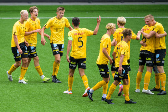 Elfsborgs spelare jublar