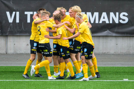 Elfsborgs spelare jublar
