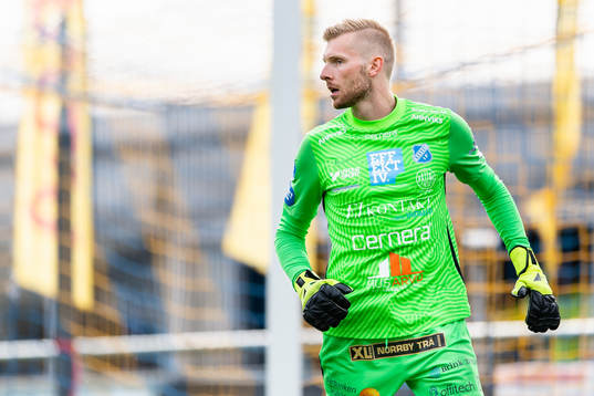 Norrbys målvakt Anton Cajtoft