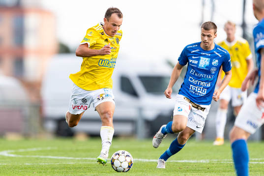 Falkenbergs Anton Wede och Norrbys Johan Brannefalk