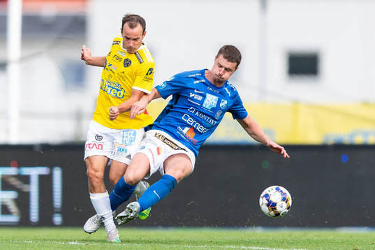 Falkenbergs Anton Wede och Norrbys Fredrik Lundgren