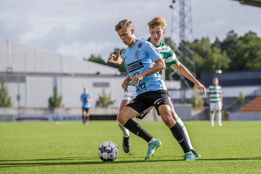 Landskronas Oscar Petersson och Västerås Albin Sporrong