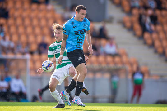 Västerås Albin Sporrong och Landskronas Philip Andersson