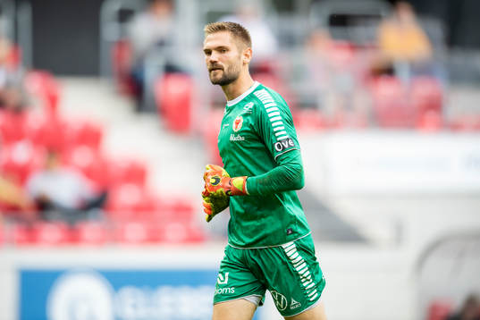 Kalmars målvakt Lucas Hägg Johansson