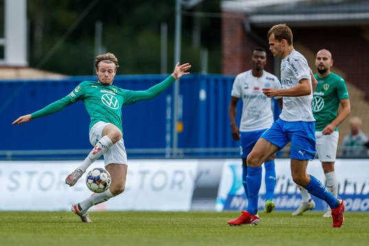 Jönköpings Daniel Ljung och Värnamos Oscar Uddenäs