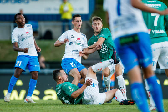 Jönköpings Fredric Fendrich och Värnamos Joel Craig