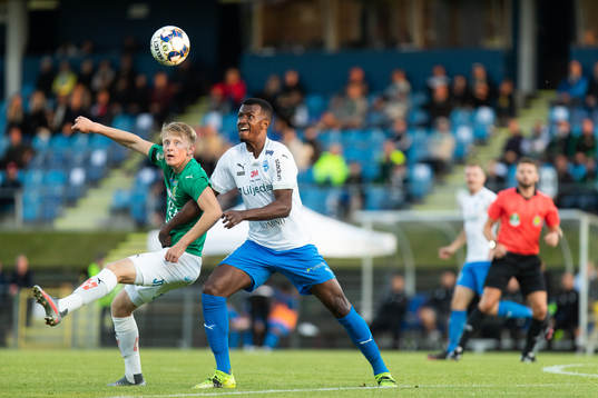 Jönköpings Elias Nordström och Värnamos Bernardo Vilar