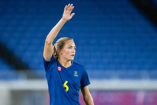 Magdalena Eriksson of Sweden in the women´s football match