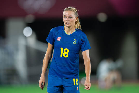 Fridolina Rolfö of Sweden in the women´s football match