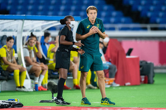 Tony Gustavsson, head coach of Australia in the women´s