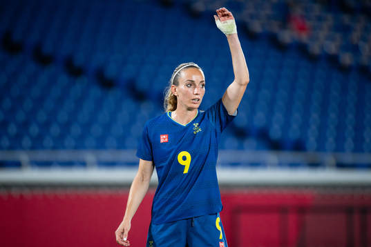 Kosovare Asllani of Sweden  in the women´s football match