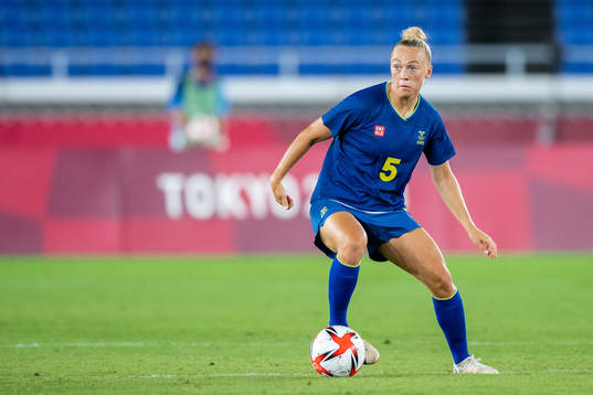 Hanna Bennison of Sweden in the women´s football match