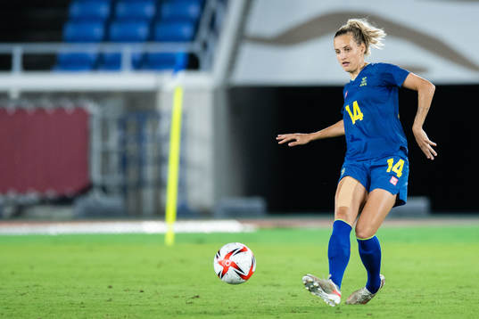 Nathalie Björn of Sweden in the women´s football match