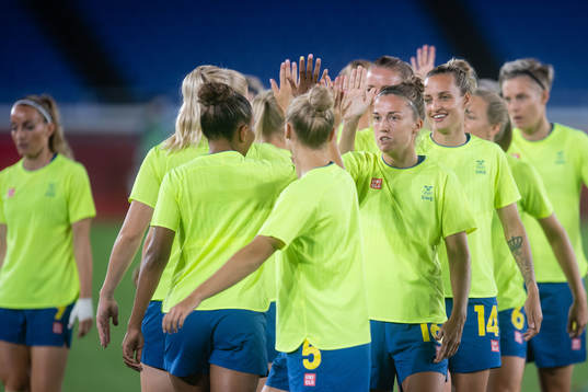 Filippa Angeldahl and Nathalie Björn of Sweden