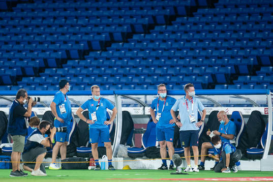 Peter Gerhardsson, head coach of Sweden