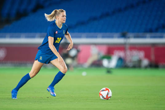 Fridolina Rolfö of Sweden in the women´s football match