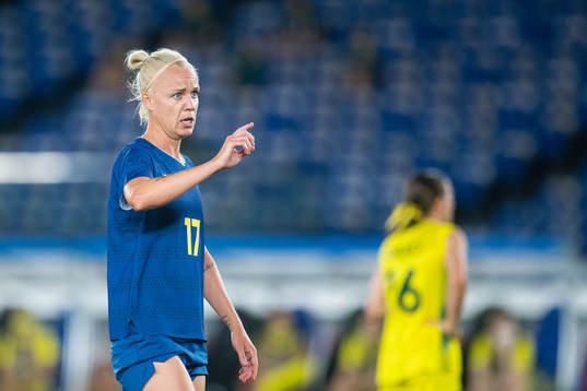Caroline Seger of Sweden in the women´s football match