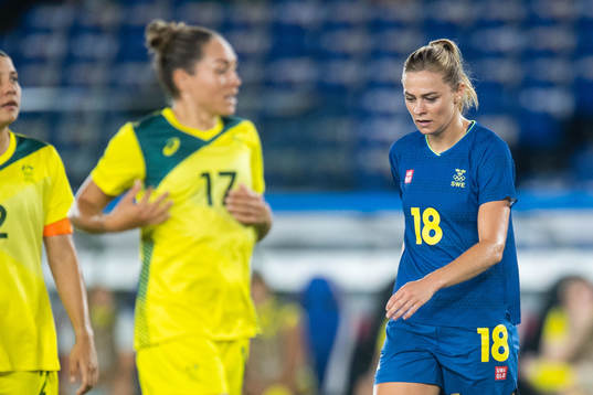 Fridolina Rolfö of Sweden in the women´s football match