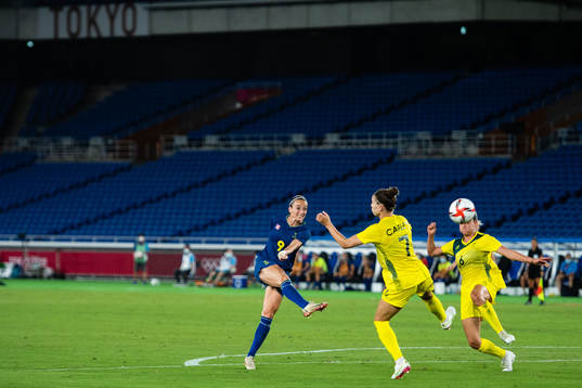 Kosovare Asllani of Sweden  in the women´s football match