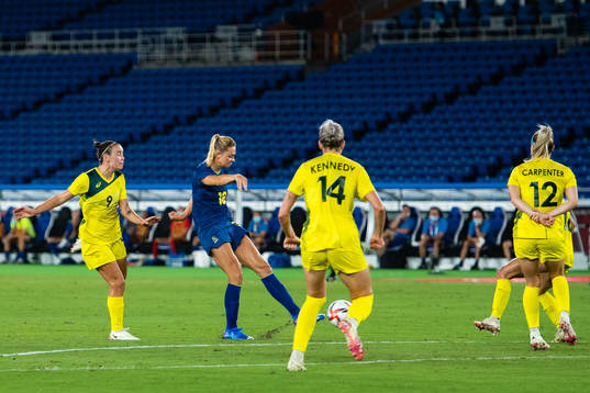 Fridolina Rolfö of Sweden in the women´s football match
