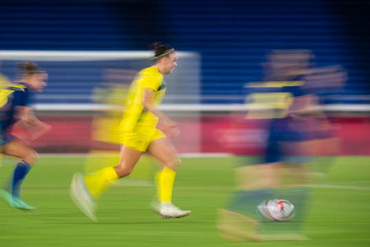 Caitlin Foord of Australia in the women´s football match