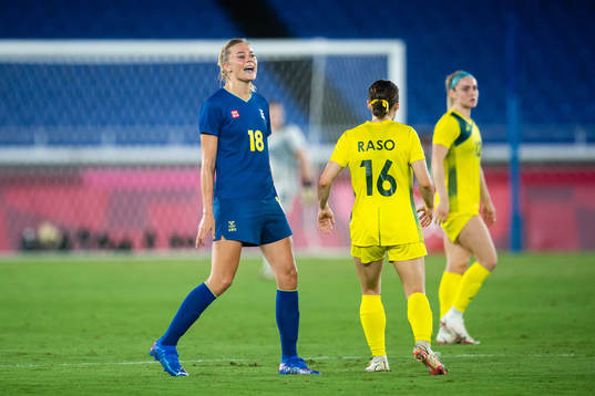 Fridolina Rolfö of Sweden in the women´s football match